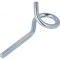 C&acirc;rlig inelar oțel zinc 140mm cu filet 70mm