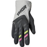 MBS Manusi dama motocross Thor Spectrum, negru/gri, S, Cod Produs: 33310203PE