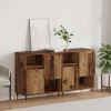 VidaXL Bufeturi 2 pcs Lemn vechi 120 x 35 x 70 cm Lemn compozit 3394557