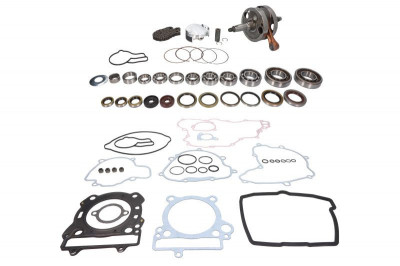 Engine repair kit. tłok STD (a set of gaskets with seals. crankshaft. gearbox bearing. piston. shaft bearing. water pump and shaft repair kit) KTM EXC foto