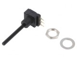 Potentiometru Axial 1k&Omega; 200mW THT 4mm Plastic Mono Cărbune