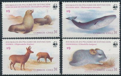 CHILE 1984 WWF ANIMALE PROTEJATE foto