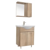 Mobilier complet de baie Ruben 65, stejar Sonoma