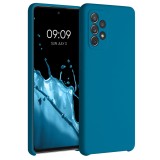 Husa pentru Samsung Galaxy A72, Silicon, Albastru, 54359.224, Carcasa, Kwmobile
