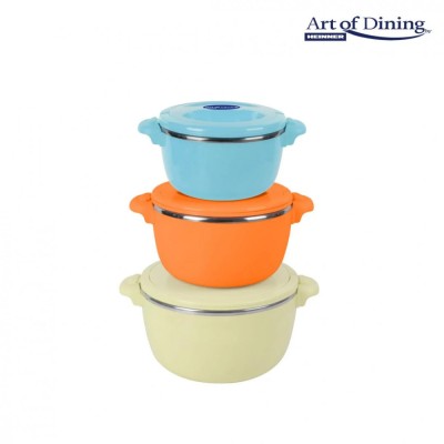 SET 3 CASEROLE TERMICE 2+4+6L,BELLY BEIGE, ART OF DINING BY foto