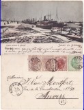 Braila - Portul, Vapoare prinse in gheata-clasica