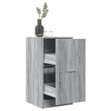 VidaXL Dulap de farmacie, sonoma gri, 40x41x77,5 cm, lemn prelucrat