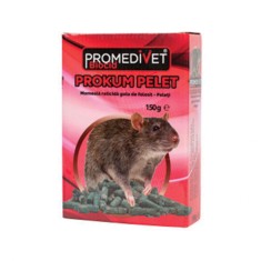 PROKUM PELET 150g Raticid Profesional cu Brodifacoum 0,005% sub forma de Pelete