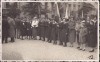 P1404 Poză eleve manifestație Sibiu interbelică