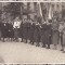 P1404 Poză eleve manifestație Sibiu interbelică