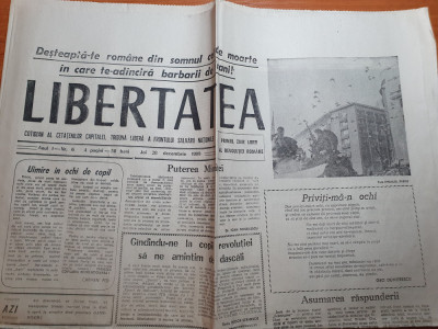 ziarul libertatea 28 decembrie 1989-revolutia romana-articole si fotografii foto