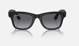 Ray-Ban Meta Wayfarer Gen 1 High Bridge FIT Matte Black Graphite Polarized 50-22