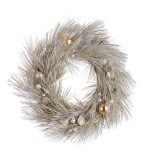 Coronita Craciun auriu 40 cm