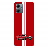 Husa compatibila cu Motorola Moto G14 Silicon Gel Tpu Model Red Mustang