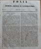 Foaia pentru minte, inima si literatura, nr. 19, 1853, Brasov, Redactor Iacob Muresanu