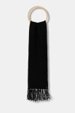 Armani Exchange eșarfă de l&acirc;nă culoarea negru, uni, XW001500 AF16604