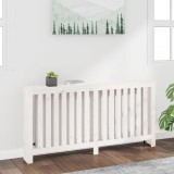 Gossi masca pentru calorifer, alb, 169x19x84 cm, lemn masiv de pin