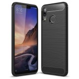 Husa HUAWEI P Smart Plus - Luxury Carbon TSS, Bleumarin