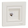 Priza RJ45 simpla UTP CAT5E Schneider Asfora crem EPH4300123