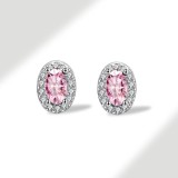 Cumpara ieftin Cercei din Argint 925 Rodiat cu Zirconiu Pink White