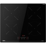 Plita electrica cu inductie Teka, IBC 64110 SSM BK, MonoSlider Touch Control, 9 nivele de putere, Sistem de optimizare a vasului, Func&Aring;&pound;ie Power, Time