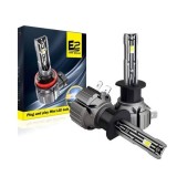 2 x Led H1 Lumini Lampa Е2 Faruri Becuri Auto Moto 70W 5000lm 6000K 12V
