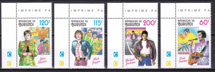 Burundi 1994 muzica MI 1793-1796 MNH w66