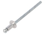 Diblu aluminiu 3mm x 6mm - 500 buc.