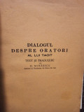 H. Mihaescu - Dialogul despre oratori al lui Tacit (1946)