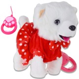 JUCĂRIE INTERACTIVĂ DRĂGUȚĂ CU C&Acirc;INE CARE LĂTRĂ ȘI MERGEAZĂ, CADOU PENTRU COPII