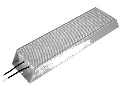 Rezistor bobinat cu radiator 10&amp;Omega; 1000W 400x100x50mm foto