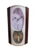 Ceas de perete cu pendul Silentios, 45cm, quartz, multicolor, dreptunghiular, display analogic, cifre arabe