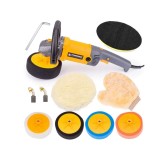 Masina Polisat Auto Powermat 2600W, Flex, Bureti 180mm, Accesorii - Set Complet