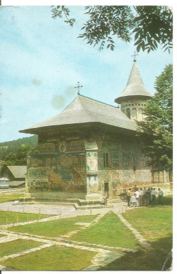 (A) carte postala- Suceava-Biserica Voronet foto