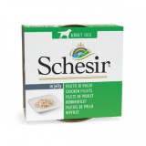 Cumpara ieftin Schesir Dog Chicken Fillets in Jelly, conserva, 150 g