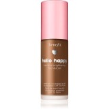 Benefit Hello Happy Flawless Brightening Foundation fond de ten lichid iluminator SPF 15 culoare 12 Dark Warm 30 ml
