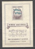 Argentina.1944 Pentru provincia La Rioja si Catamarca-Bl. 1 buc. GA.250, Nestampilat