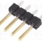Conector 4 pini, seria BERGSTIK II, pas pini 2.54mm, Amphenol Communications Solutions - 68000-204HLF