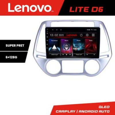 Navigatie Hyundai I20 2011-2014 manual si automat Android radio gps internet 8 core 6+128 Lenovo CarStore Technology foto