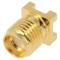 Conector SMA mamă 50&Omega; aurit