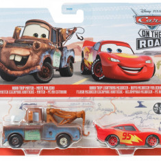 CARS3 SET 2 MASINUTE METALICE ROAD TRIP MATER SI ROAD TRIP FULGER MCQUEEN