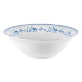 Bol pentru servire,imprimeu trandafir,albastru,portelan,1650 ml