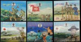 UMM AL QIWAIN. -SCUTISM-XIII JAMBOREE TOKIO 1971- 6 V.pe serie 3D-nedantelate-MNH.**UAQ 129