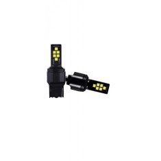 Set de 2 becuri led Xentech Light 12 SMD Cree 1156 (alb sau rosu) si 3156 (alb)12W per bec - 1156 - Alb