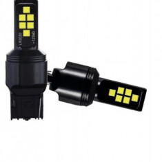 Set de 2 becuri led Xentech Light 12 SMD Cree 1156 (alb sau rosu) si 3156 (alb)12W per bec - 1156,Rosu