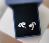 Cercei Argint design P. Cardin