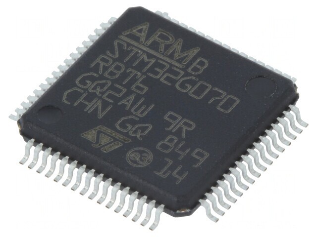 Microcontroler ARM 64MHz LQFP64 2-3.6VDC 12bit A/D 16