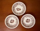 3 FARFURIOARE DIN PORTELAN VILLEROY &amp; BOCH- BURGENLAND D8,5CM