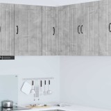 vidaXL Dulap de bucătărie Gri din beton 57 x 57 x 80 cm Lemn compozit 885078