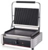 Grătar Panini Profesional, Contact Grill, Plăci Striații/Plane, Inox, Antiaderent, Termostat Reglabil, Uz Casnic/Profesional